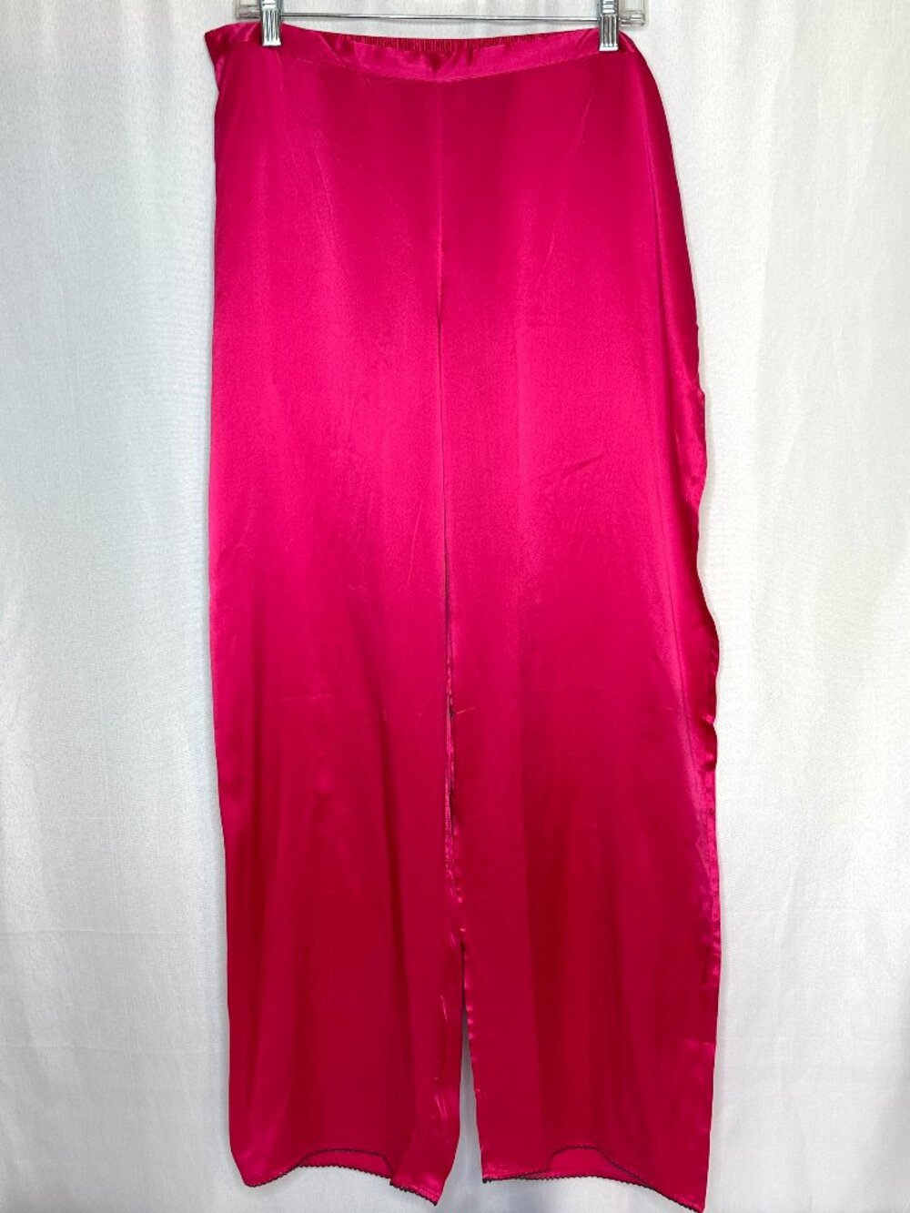 Julianna Rae 100% Silk Pajama Pants, X-Large Elevated Coquette Romantic Timeless